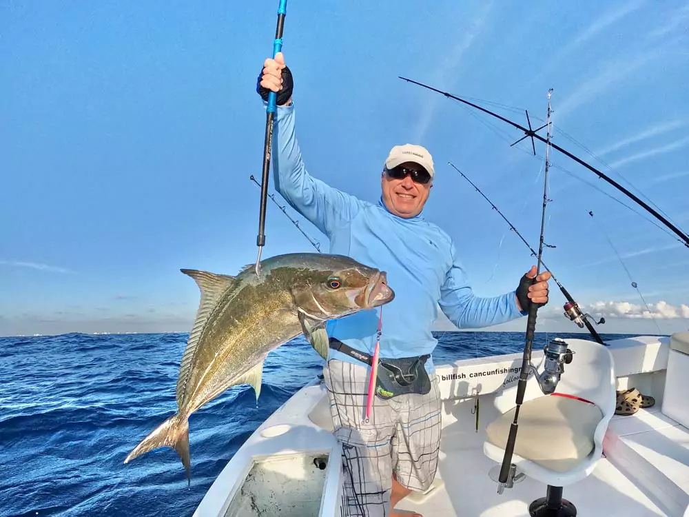 Cancun Billfish fishing report vertical jiggin