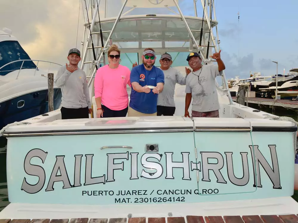 cancun fishing report sailfih run